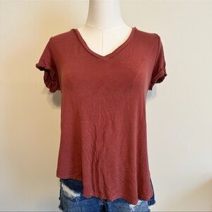 American Eagle Outfitters Soft and Sexy Short Sleeve V-Neck Tee
